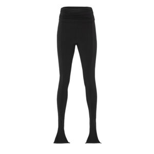 FLARE CUT LEGGINGS BLACK