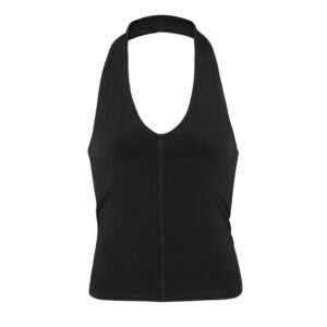HALTERNECK TOP BLACK