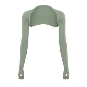 LONG SLEEVE SHRUG GREEN