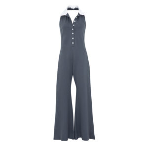 POLO CONTRAST JUMPSUIT GREY