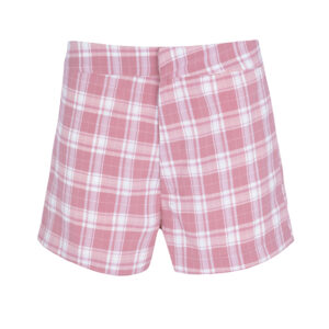 SHORT PLAID PINK