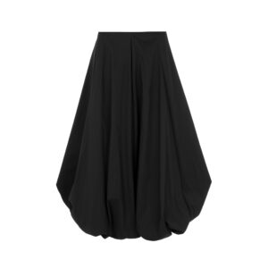 LONG BALLOON SKIRT BLACK