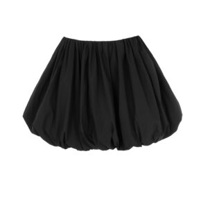 MINI BALLOON SKIRT BLACK