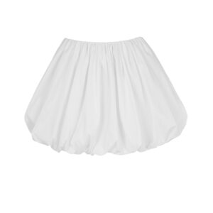 MINI BALLOON SKIRT WHITE
