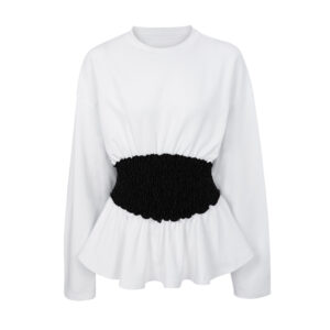 WHITE AND STRIPES SHIRT