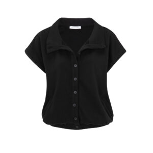 NM.01 SWEATSHIRT VEST BLACK