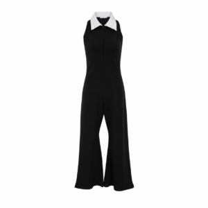 NM.02 POLO CONTRAST JUMPSUIT BLACK